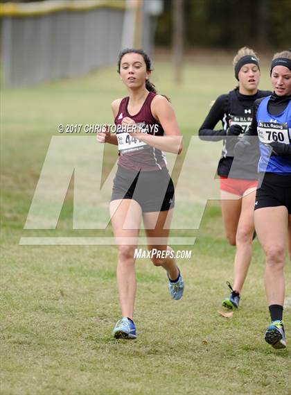Thumbnail 1 in IHSA 1A Girls Cross Country Sectional (Benton) photogallery.