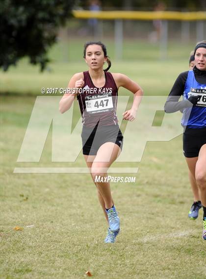 Thumbnail 3 in IHSA 1A Girls Cross Country Sectional (Benton) photogallery.