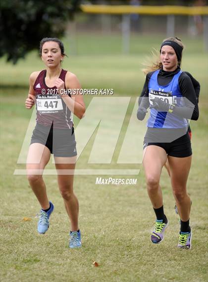 Thumbnail 3 in IHSA 1A Girls Cross Country Sectional (Benton) photogallery.