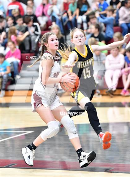 Thumbnail 2 in Bellevue vs Poolville (Mesquite Pit Classic Tournament) photogallery.