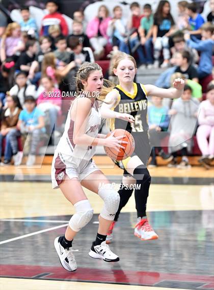 Thumbnail 1 in Bellevue vs Poolville (Mesquite Pit Classic Tournament) photogallery.