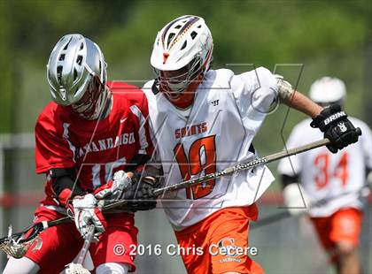 Thumbnail 3 in Canandaigua Academy vs. Churchville-Chili (Section 5 Class B Semifinal) photogallery.