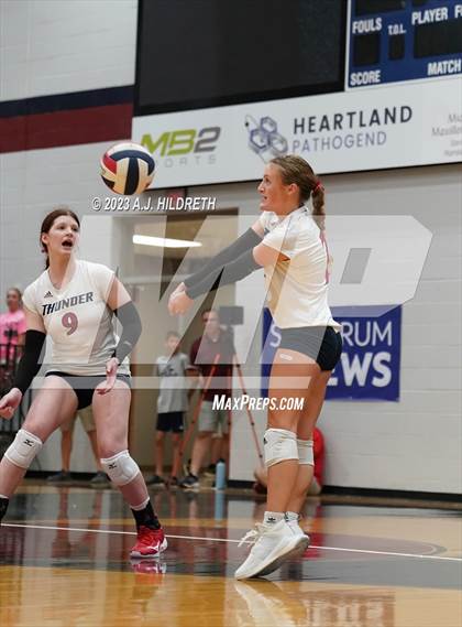 Thumbnail 2 in Liberty North @ St. James Academy (St James Volleyball Slam) photogallery.