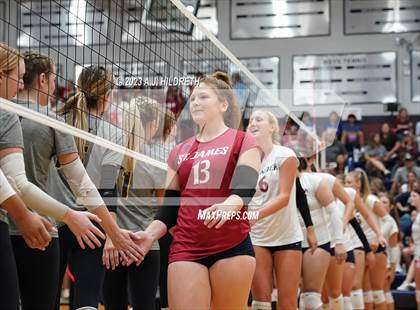 Thumbnail 3 in Liberty North @ St. James Academy (St James Volleyball Slam) photogallery.