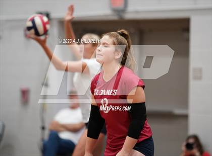 Thumbnail 1 in Liberty North @ St. James Academy (St James Volleyball Slam) photogallery.
