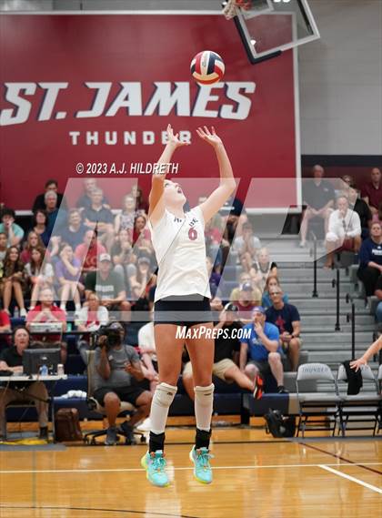 Thumbnail 1 in Liberty North @ St. James Academy (St James Volleyball Slam) photogallery.