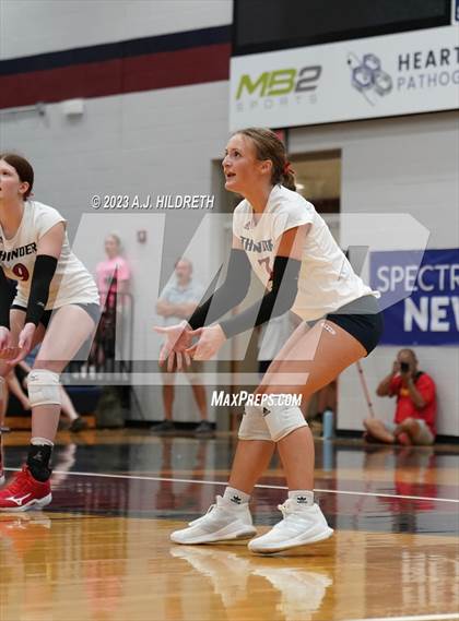 Thumbnail 1 in Liberty North @ St. James Academy (St James Volleyball Slam) photogallery.