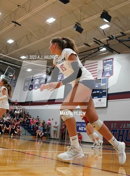 Thumbnail 2 in Liberty North @ St. James Academy (St James Volleyball Slam) photogallery.