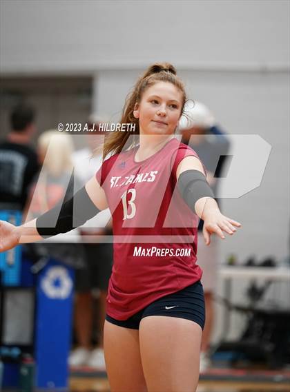 Thumbnail 3 in Liberty North @ St. James Academy (St James Volleyball Slam) photogallery.