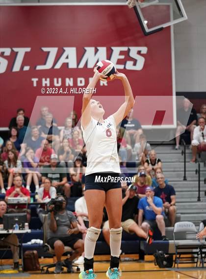 Thumbnail 2 in Liberty North @ St. James Academy (St James Volleyball Slam) photogallery.