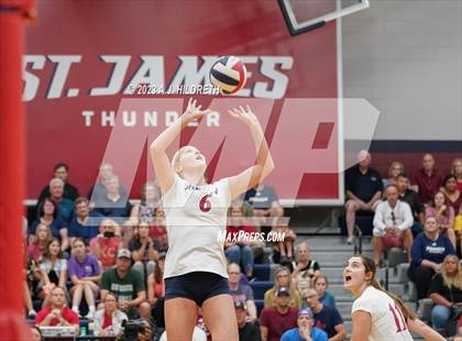Thumbnail 1 in Liberty North @ St. James Academy (St James Volleyball Slam) photogallery.