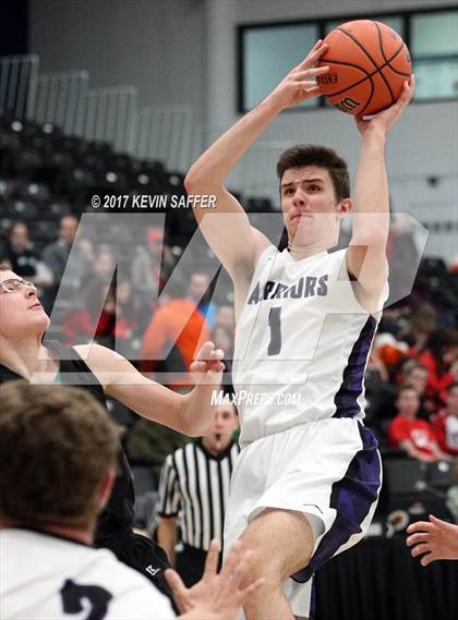 Thumbnail 1 in Longmont Christian vs. Arickaree/Woodlin (CHSAA 1A Regional Playoff) photogallery.