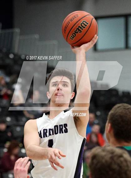 Thumbnail 3 in Longmont Christian vs. Arickaree/Woodlin (CHSAA 1A Regional Playoff) photogallery.