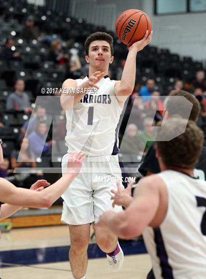 Thumbnail 2 in Longmont Christian vs. Arickaree/Woodlin (CHSAA 1A Regional Playoff) photogallery.