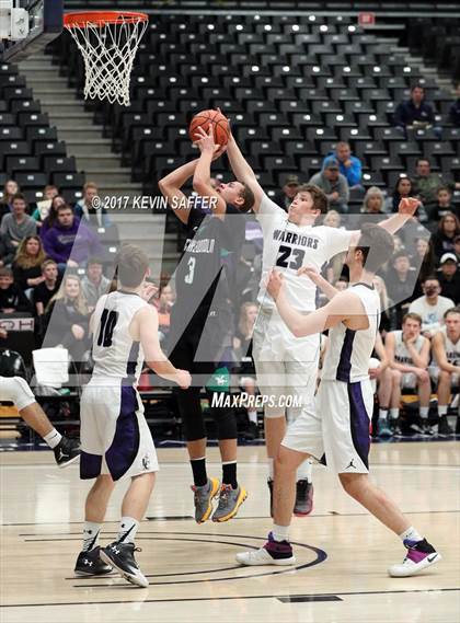 Thumbnail 1 in Longmont Christian vs. Arickaree/Woodlin (CHSAA 1A Regional Playoff) photogallery.
