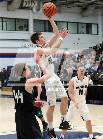 Thumbnail 1 in Longmont Christian vs. Arickaree/Woodlin (CHSAA 1A Regional Playoff) photogallery.