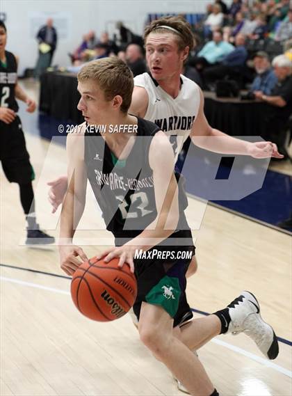 Thumbnail 2 in Longmont Christian vs. Arickaree/Woodlin (CHSAA 1A Regional Playoff) photogallery.