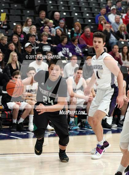 Thumbnail 2 in Longmont Christian vs. Arickaree/Woodlin (CHSAA 1A Regional Playoff) photogallery.