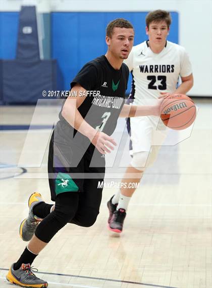 Thumbnail 3 in Longmont Christian vs. Arickaree/Woodlin (CHSAA 1A Regional Playoff) photogallery.
