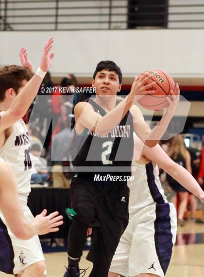 Thumbnail 1 in Longmont Christian vs. Arickaree/Woodlin (CHSAA 1A Regional Playoff) photogallery.