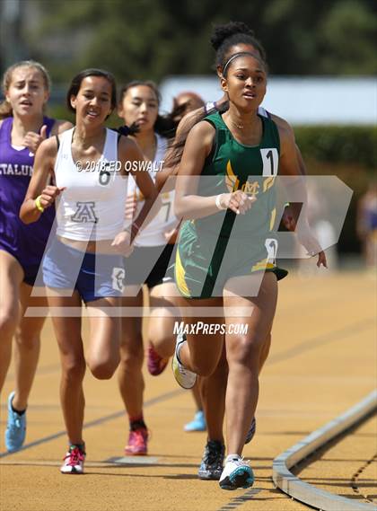 Thumbnail 3 in CIF NCS Masters Track and Field (Girls 800 Meter) photogallery.