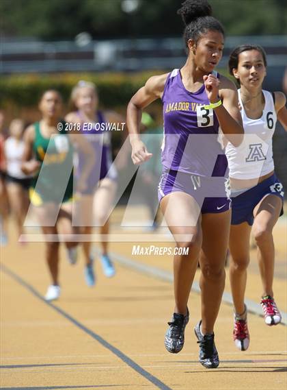 Thumbnail 2 in CIF NCS Masters Track and Field (Girls 800 Meter) photogallery.