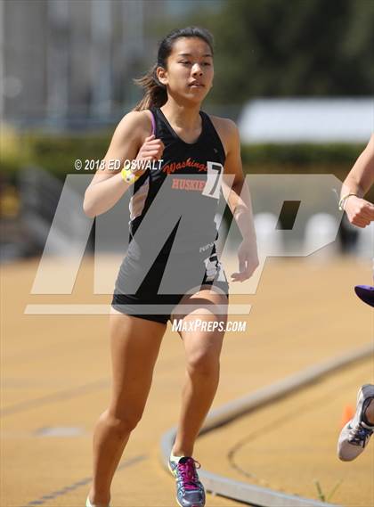 Thumbnail 2 in CIF NCS Masters Track and Field (Girls 800 Meter) photogallery.