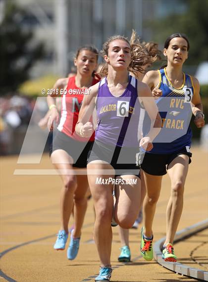 Thumbnail 3 in CIF NCS Masters Track and Field (Girls 800 Meter) photogallery.