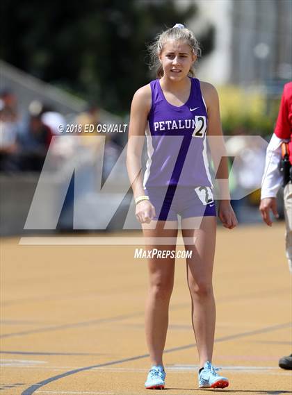 Thumbnail 1 in CIF NCS Masters Track and Field (Girls 800 Meter) photogallery.