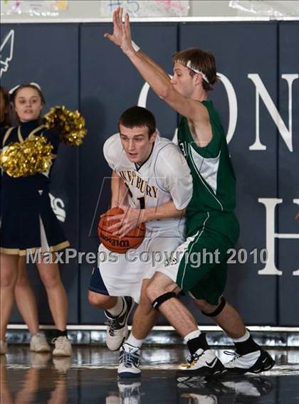 Thumbnail 1 in Fort Bend Baptist vs. Westbury Christian (TAPPS District 4-4A Basketball Tournament) photogallery.