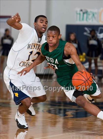 Thumbnail 3 in Fort Bend Baptist vs. Westbury Christian (TAPPS District 4-4A Basketball Tournament) photogallery.