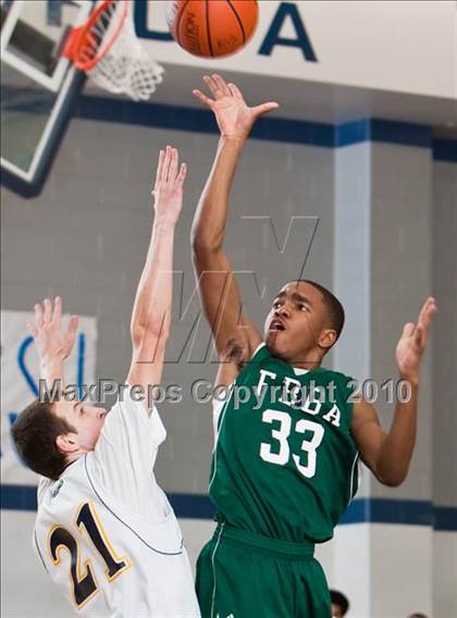 Thumbnail 1 in Fort Bend Baptist vs. Westbury Christian (TAPPS District 4-4A Basketball Tournament) photogallery.