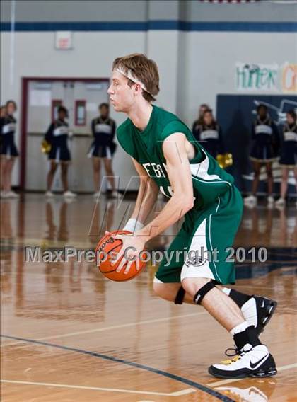 Thumbnail 3 in Fort Bend Baptist vs. Westbury Christian (TAPPS District 4-4A Basketball Tournament) photogallery.