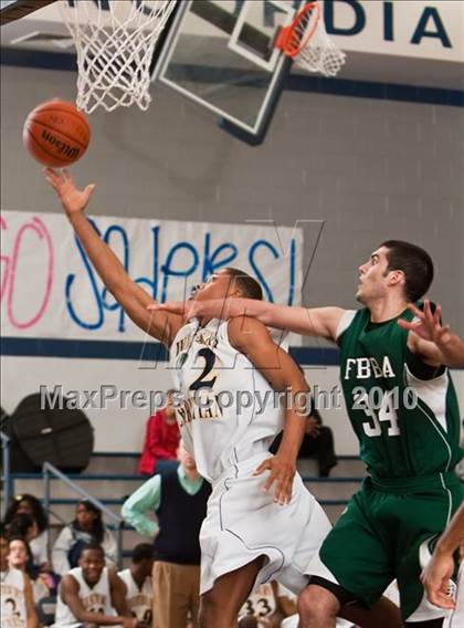 Thumbnail 2 in Fort Bend Baptist vs. Westbury Christian (TAPPS District 4-4A Basketball Tournament) photogallery.