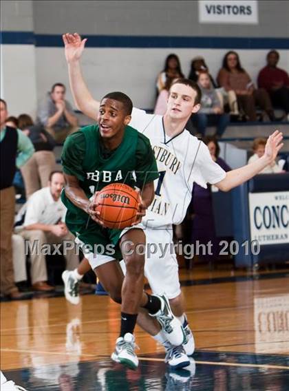 Thumbnail 1 in Fort Bend Baptist vs. Westbury Christian (TAPPS District 4-4A Basketball Tournament) photogallery.