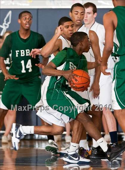 Thumbnail 1 in Fort Bend Baptist vs. Westbury Christian (TAPPS District 4-4A Basketball Tournament) photogallery.