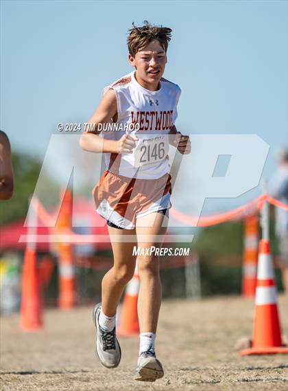 Thumbnail 1 in UIL 6A Boys Cross Country District 25 Finals photogallery.