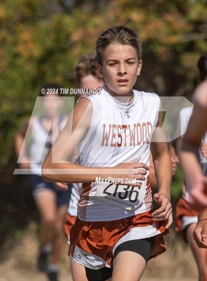 Thumbnail 3 in UIL 6A Boys Cross Country District 25 Finals photogallery.