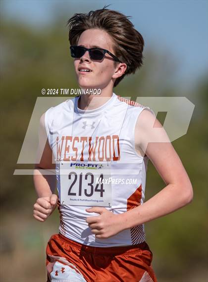 Thumbnail 2 in UIL 6A Boys Cross Country District 25 Finals photogallery.