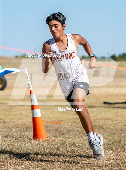 Thumbnail 1 in UIL 6A Boys Cross Country District 25 Finals photogallery.