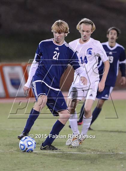 Thumbnail 3 in Franklin Academy vs. Community School of Davidson (NCHSAA 1A Final) photogallery.