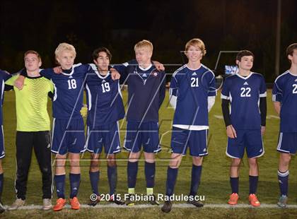 Thumbnail 1 in Franklin Academy vs. Community School of Davidson (NCHSAA 1A Final) photogallery.