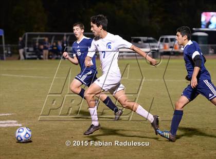 Thumbnail 2 in Franklin Academy vs. Community School of Davidson (NCHSAA 1A Final) photogallery.