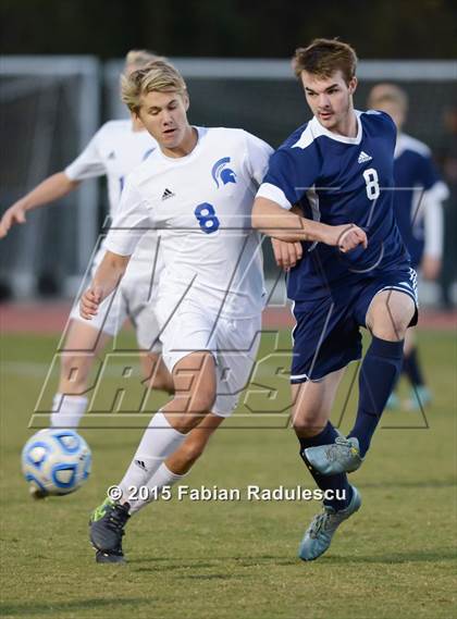 Thumbnail 2 in Franklin Academy vs. Community School of Davidson (NCHSAA 1A Final) photogallery.