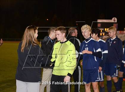 Thumbnail 1 in Franklin Academy vs. Community School of Davidson (NCHSAA 1A Final) photogallery.