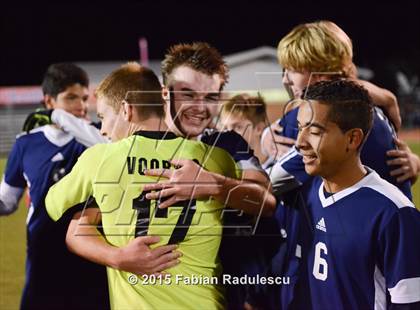 Thumbnail 1 in Franklin Academy vs. Community School of Davidson (NCHSAA 1A Final) photogallery.