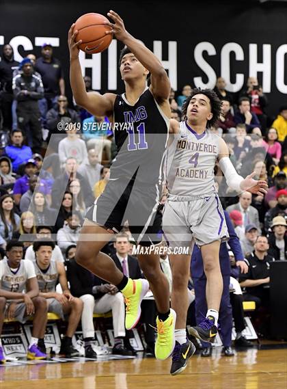 Thumbnail 3 in IMG Academy vs. Montverde Academy (GEICO National Tournament Semifinal) photogallery.