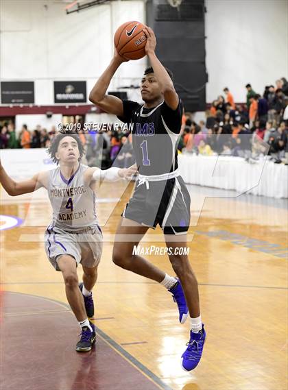 Thumbnail 2 in IMG Academy vs. Montverde Academy (GEICO National Tournament Semifinal) photogallery.