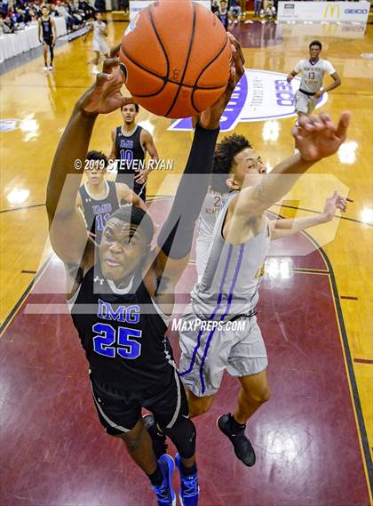 Thumbnail 1 in IMG Academy vs. Montverde Academy (GEICO National Tournament Semifinal) photogallery.