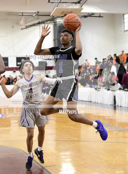 Thumbnail 1 in IMG Academy vs. Montverde Academy (GEICO National Tournament Semifinal) photogallery.